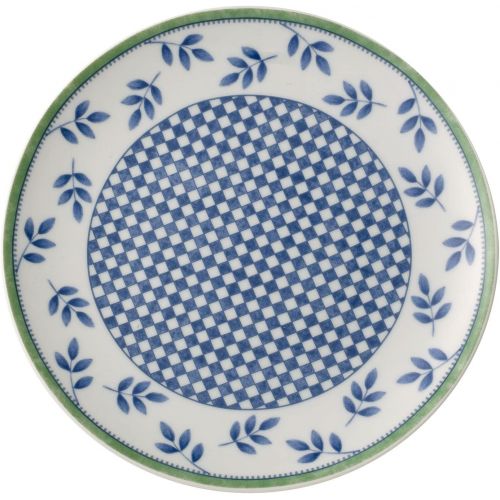  [아마존베스트]Villeroy & Boch 1026982645 Castell Coup Salad Plate, 7.75 in, White/Blue/Green