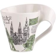 [아마존베스트]Villeroy & Boch Cities of the World Coffee Mug Prague, 300 ml, Premium Porcelain, White/Multicolour