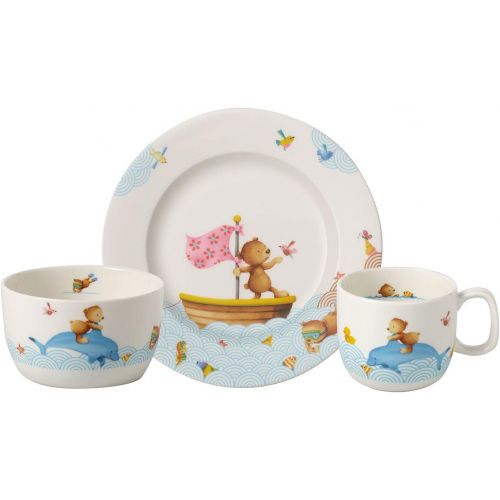  [아마존베스트]Villeroy & Boch 14-8664-8428 Happy as a Bear Dinnerware Set, Premium Porcelain