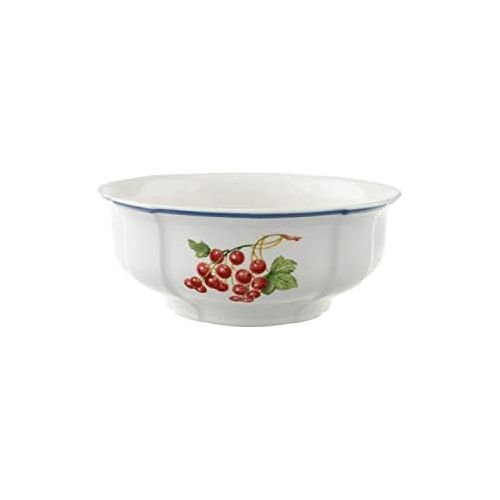  [아마존베스트]Villeroy & Boch 1011153170 Cottage Round Vegetable Bowl, 8.25 in, White/Colorful