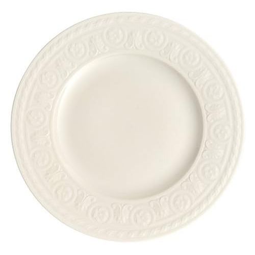  [아마존베스트]Cellini Salad Plate Set of 6 by Villeroy & Boch - Premium Porcelain - Made in Germany - Dishwasher and Microwave Safe - Elegant Engraved Detail - 8.5 Inches - Serves 6