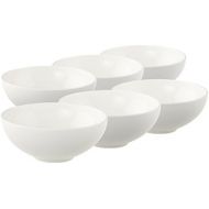 [아마존베스트]Villeroy & Boch Premium Bone Porcelain Royal 13cm (1010-4412-3810) for 6Persons, 6x Dessert Bowl, White, 13cm 6Units