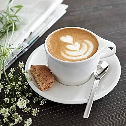  [아마존베스트]Coffee Passion Cafe Au Lait Cup & Saucer Set by Villeroy & Boch - Premium Porcelain - Made in Germany - Dishwasher and Microwave Safe - 12.75 Ounce Capacity