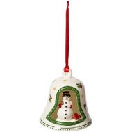 [아마존베스트]Villeroy & Boch My Christmas Tree Bell with Snowman, Hard Porcelain, Multicoloured, 6x6x7
