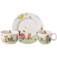[아마존베스트]Villeroy & Boch 14-8665-8428 Hungry as a Bear Dinnerware Set, Premium Porcelain