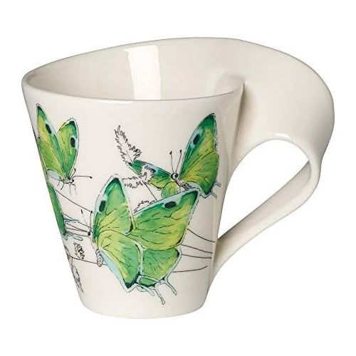  [아마존베스트]Villeroy & Boch Villeroy and Boch New Wave Cafe Deep Green Hairstreak Mug