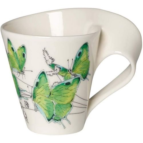  [아마존베스트]Villeroy & Boch Villeroy and Boch New Wave Cafe Deep Green Hairstreak Mug