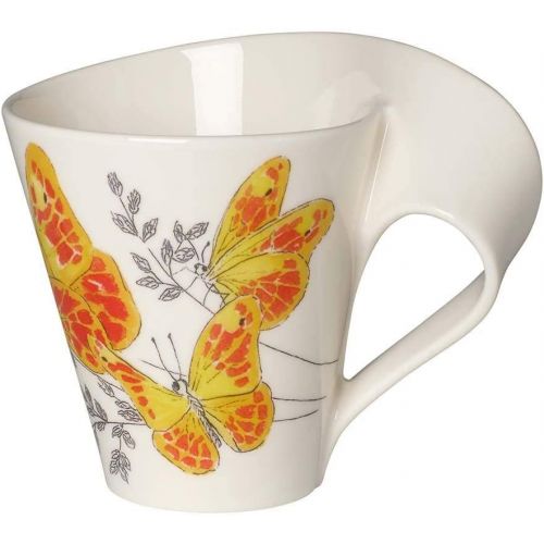  [아마존베스트]Villeroy & Boch Villeroy and Boch New Wave Cafe Deep Green Hairstreak Mug