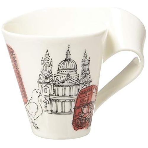  [아마존베스트]New Wave Caffe Cities of the World Mug London By Villeroy & Boch - Premium Porcelain - Made in Germany - Dishwasher and Microwave Safe - Gift Boxed - 11.75 Ounce Capacity