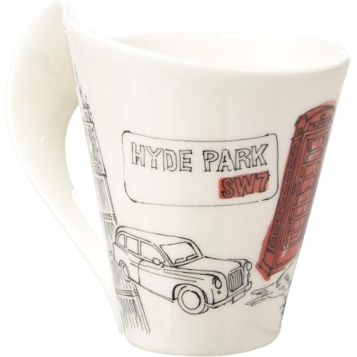  [아마존베스트]New Wave Caffe Cities of the World Mug London By Villeroy & Boch - Premium Porcelain - Made in Germany - Dishwasher and Microwave Safe - Gift Boxed - 11.75 Ounce Capacity