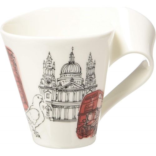  [아마존베스트]New Wave Caffe Cities of the World Mug London By Villeroy & Boch - Premium Porcelain - Made in Germany - Dishwasher and Microwave Safe - Gift Boxed - 11.75 Ounce Capacity