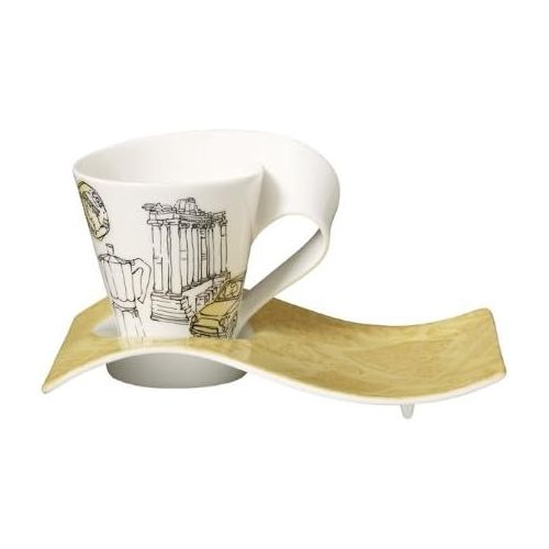  [아마존베스트]New Wave Caffe Cities of the World Mug Rome By Villeroy & Boch - Premium Porcelain - Made in Germany - Dishwasher and Microwave Safe - Gift Boxed - 11.75 Ounce Capacity