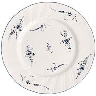 [아마존베스트]Villeroy & Boch 1023412620 Vieux Luxembourg Dinner Plate, 10.5 in, White/Blue