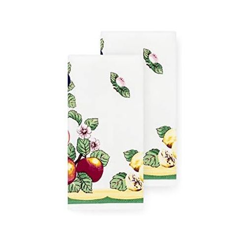  [아마존베스트]Villeroy & Boch Villeroy and Boch French Garden Kitchen Towel, Set of 2, 18 x 28, Multi 2 Pieces