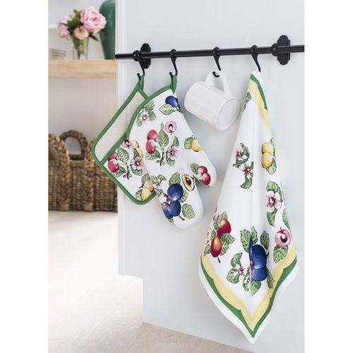  [아마존베스트]Villeroy & Boch Villeroy and Boch French Garden Kitchen Towel, Set of 2, 18 x 28, Multi 2 Pieces