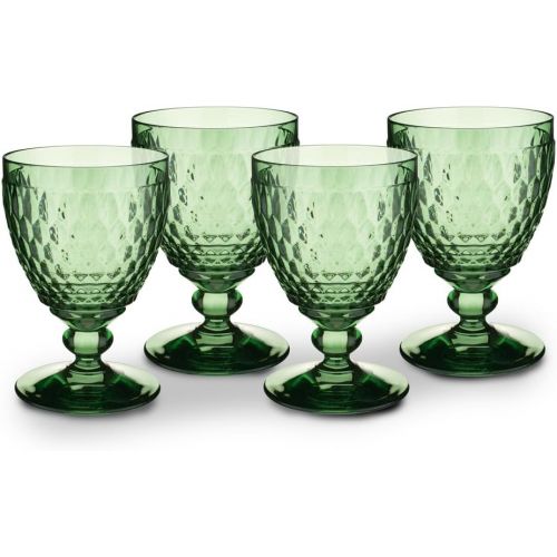  [아마존베스트]Boston Wine Goblet Set of 4 by Villeroy & Boch - Green