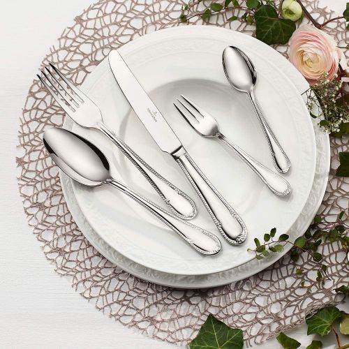  [아마존베스트]Villeroy & Boch Mademoiselle Set of Cutlery for up to 6 People, 30 Pieces, Stainless Steel