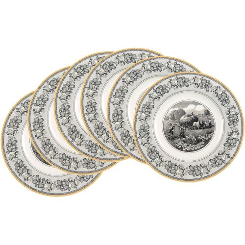  [아마존베스트]Audun Ferme Dinner Plate Set of 6 by Villeroy & Boch - 10.5 Inches