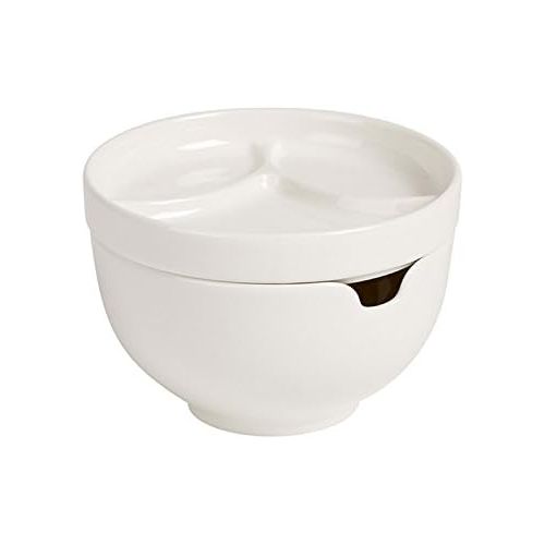  [아마존베스트]Soup Passion Asia Bowl with Lid by Villeroy & Boch - Premium Porcelain - Made in Germany - Dishwasher and Microwave Safe - 5 Inches