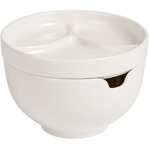  [아마존베스트]Soup Passion Asia Bowl with Lid by Villeroy & Boch - Premium Porcelain - Made in Germany - Dishwasher and Microwave Safe - 5 Inches