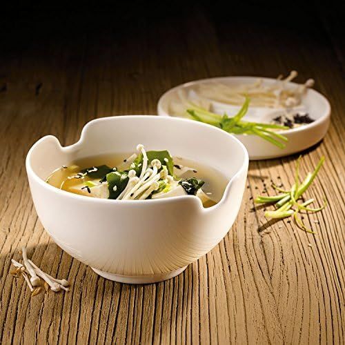  [아마존베스트]Soup Passion Asia Bowl with Lid by Villeroy & Boch - Premium Porcelain - Made in Germany - Dishwasher and Microwave Safe - 5 Inches