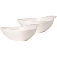 [아마존베스트]BBQ Passion Side/ Salad Bowl Set of 2 by Villeroy & Boch - Premium Porcelain - Made in Germany - Dishwasher and Microwave Safe - 6.25 x 5.5 x 2 Inches