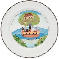 Villeroy & Boch 10-2337-2623 Design Naif Dinner Plate #2-Noahs Ark, 10.5 in, White/Colorful