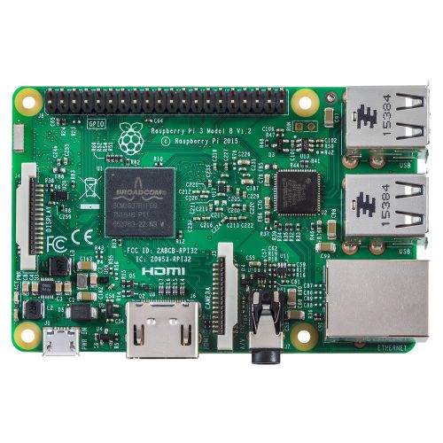  Vilros Raspberry Pi 3 Barebones Kit - Includes Raspberry PI 3 - Sandisk 16GB Micro SD Card - Clear Case - Heatsink