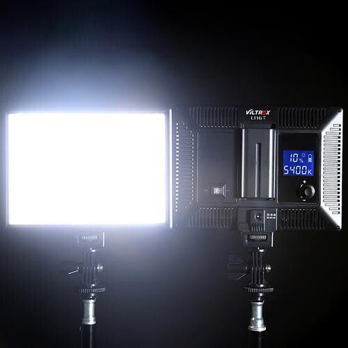  Viltrox L116T On-Camera Bi-Color LED Light with LCD Display