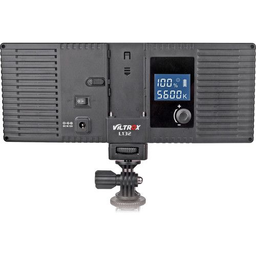  Viltrox L132T On-Camera Bi-Color LED Light with LCD Display