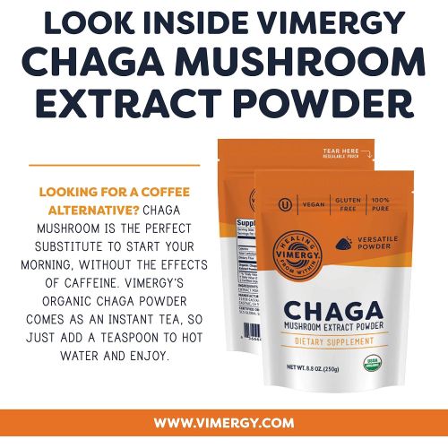  Vimergy USDA Organic Chaga Extract Powder (250g)