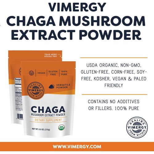  Vimergy USDA Organic Chaga Extract Powder (250g)