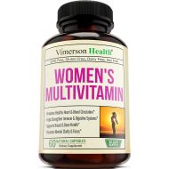 [아마존 핫딜] [아마존핫딜]Vimerson Health Womens Daily Multivitamin Multimineral Supplement. Vitamins and Minerals. Chromium, Magnesium, Biotin, Zinc, Calcium, Green Tea. Antioxidant Properties for Women. Heart, Breast Hea