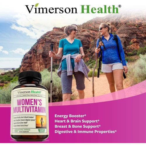  [아마존 핫딜] [아마존핫딜]Vimerson Health Womens Daily Multivitamin Multimineral Supplement. Vitamins and Minerals. Chromium, Magnesium, Biotin, Zinc, Calcium, Green Tea. Antioxidant Properties for Women. Heart, Breast Hea