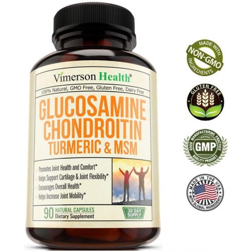  [아마존핫딜][아마존 핫딜] Vimerson Health Glucosamine with Chondroitin Turmeric MSM Boswellia. Supports Occasional Joint Pain Relief. Helps Inflammatory Response, Antioxidant Properties. Supplement for Back, Knees, Hands.