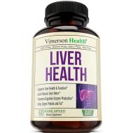 [아마존핫딜][아마존 핫딜] Vimerson Health Liver Health Detox Support Supplement. Natural Herbal Blend with Artichoke Extract, Milk Thistle, Turmeric, Ginger, Beet Root, Alfalfa, Zinc, Choline, Grape and Celery Seed. 60 Cap