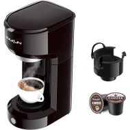 [아마존베스트]VIMUKUN Single Serve Coffee Maker Coffee Brewer Compatible with K-Cup Single Cup Capsule with 6 to 14oz Reservoir, Mini Size (Black)