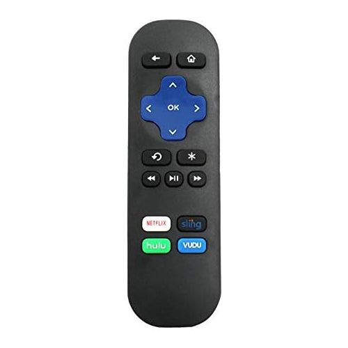  [아마존베스트]Vinabty New IR Replaced Remote fit for Roku 1 2 3 4 HD LT XS XD Roku Express 3900R Premiere 4620XB 4210XB 3900R 2500R 2700R 2450XB w Channel Shortcut Buttons, NOT Support for Any Roku Stic