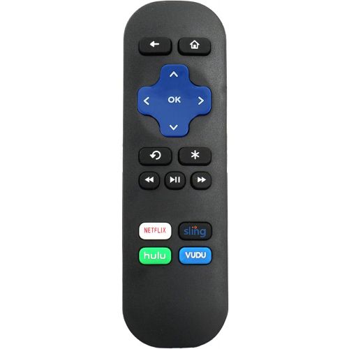  [아마존베스트]Vinabty New IR Replaced Remote fit for Roku 1 2 3 4 HD LT XS XD Roku Express 3900R Premiere 4620XB 4210XB 3900R 2500R 2700R 2450XB w Channel Shortcut Buttons, NOT Support for Any Roku Stic