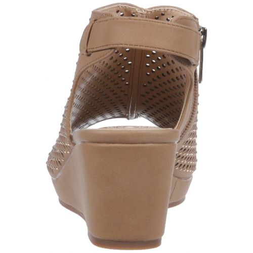 빈스 Vince+Camuto Vince Camuto Girls Oriana Wedge Sandal, tan, 5 Medium US Big Kid