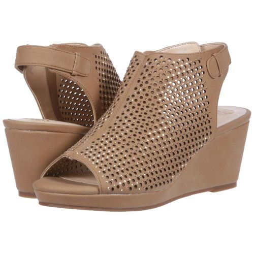 빈스 Vince+Camuto Vince Camuto Girls Oriana Wedge Sandal, tan, 5 Medium US Big Kid