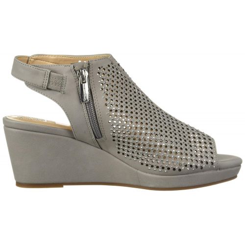 빈스 Vince+Camuto Vince Camuto Girls Oriana Wedge Sandal, Gray, 11 Medium US Little Kid