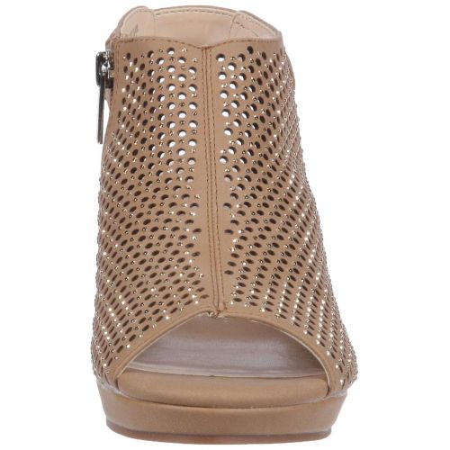 빈스 Vince+Camuto Vince Camuto Girls Oriana Wedge Sandal, tan, 4 Medium US Big Kid