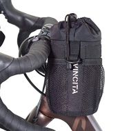 Vincita Bike Water Bottle Holder Insulated Stem Bag Handlebar Attachment Cup Holder Food Snack Storage for Mountain Bike, Bicycles & Bikes Pushchair