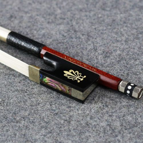  VingoBow New Full Size Carbon Fiber Core Hybrid Pernambuco Skin Violin Bow, Art No. 125V