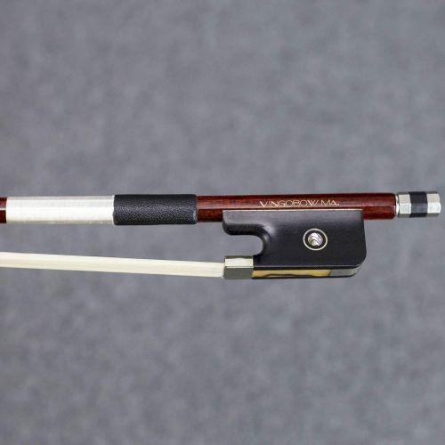  VingoBow New Full Size Carbon Fiber Core Hybrid Pernambuco Skin Viola Bow! Natural Horse Hair, Warm and Mellow Sound, All Parts PROFESSIONAL Mounted! Art No.120M