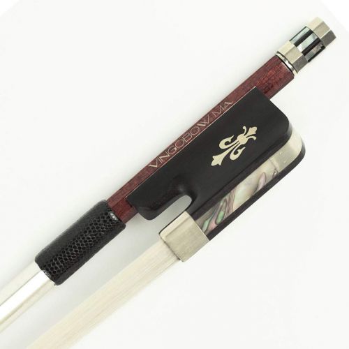  VingoBow 4/4 Size Carbon Fiber Hybird Pernambuco Wood Cello Bow! WARM and SWEET TONE, Neat Wormanship Wonderful String Instrument Part, Art No.122C