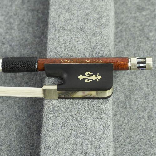  VingoBow 4/4 Size Carbon Fiber Hybird Pernambuco Wood Cello Bow! WARM and SWEET TONE, Neat Wormanship Wonderful String Instrument Part, Art No.122C