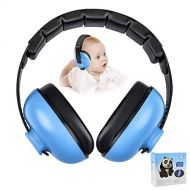[아마존베스트]Vinkki Noise Cancelling Headphones for Kids, Babies Ear Protection Earmuffs Noise Reduction for 0-3 Years Babies, Toddlers, Infant (Blue)