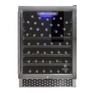 Vinotemp EL-54WCGM 54-Bottle Wine Cooler, Stainless Steel